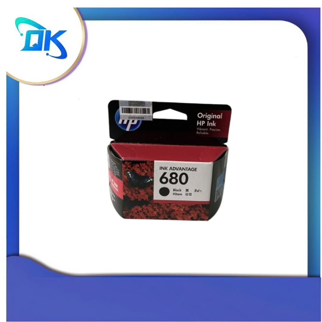 Mực in phun HP 680 BLACK ( F6V27AA ) - Hàng Chính Hãng - Dùng cho máy HP Deskjet2135, 3635,  2138, 3
