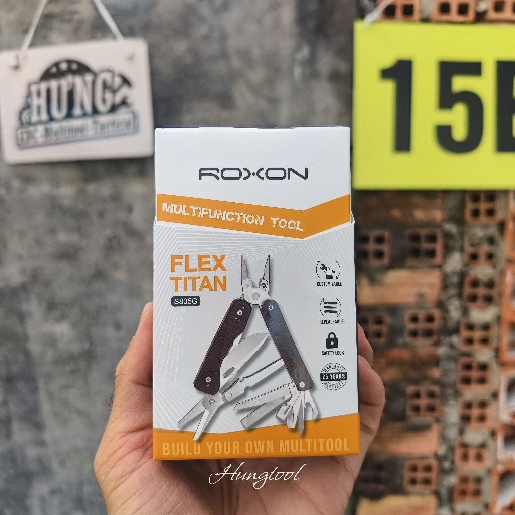 #Hungtool - kìm đa năng Roxon Flex Titan S805G