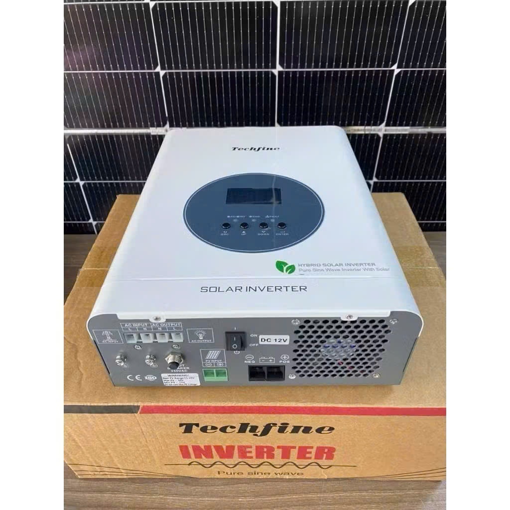 Biến tần xuyến năng lượng mặt trời Techfinen và CPE 12v-1,2Kw phiên bản nâng cấp của Techfine