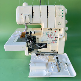 Máy vắt sổ gia đình JUKI /BROTHER 4 chỉ Nhật nội địa , chập áo thun đẹp , xén vải mượt