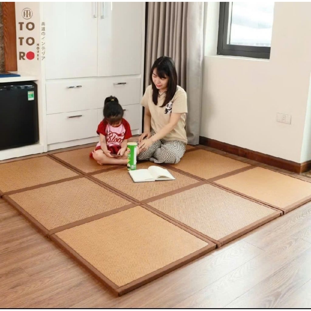 Chiếu Mây Thái, Chiếu Điều Hoà Mây Thái dòng gấp gọn  Mát Lạnh 1m6x2m và 1m8x2m