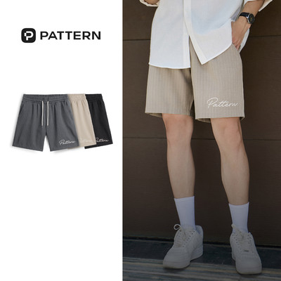 Quần Short Kẻ Sọc Thêu Tuytsi 4 Màu PATTERN PQ041