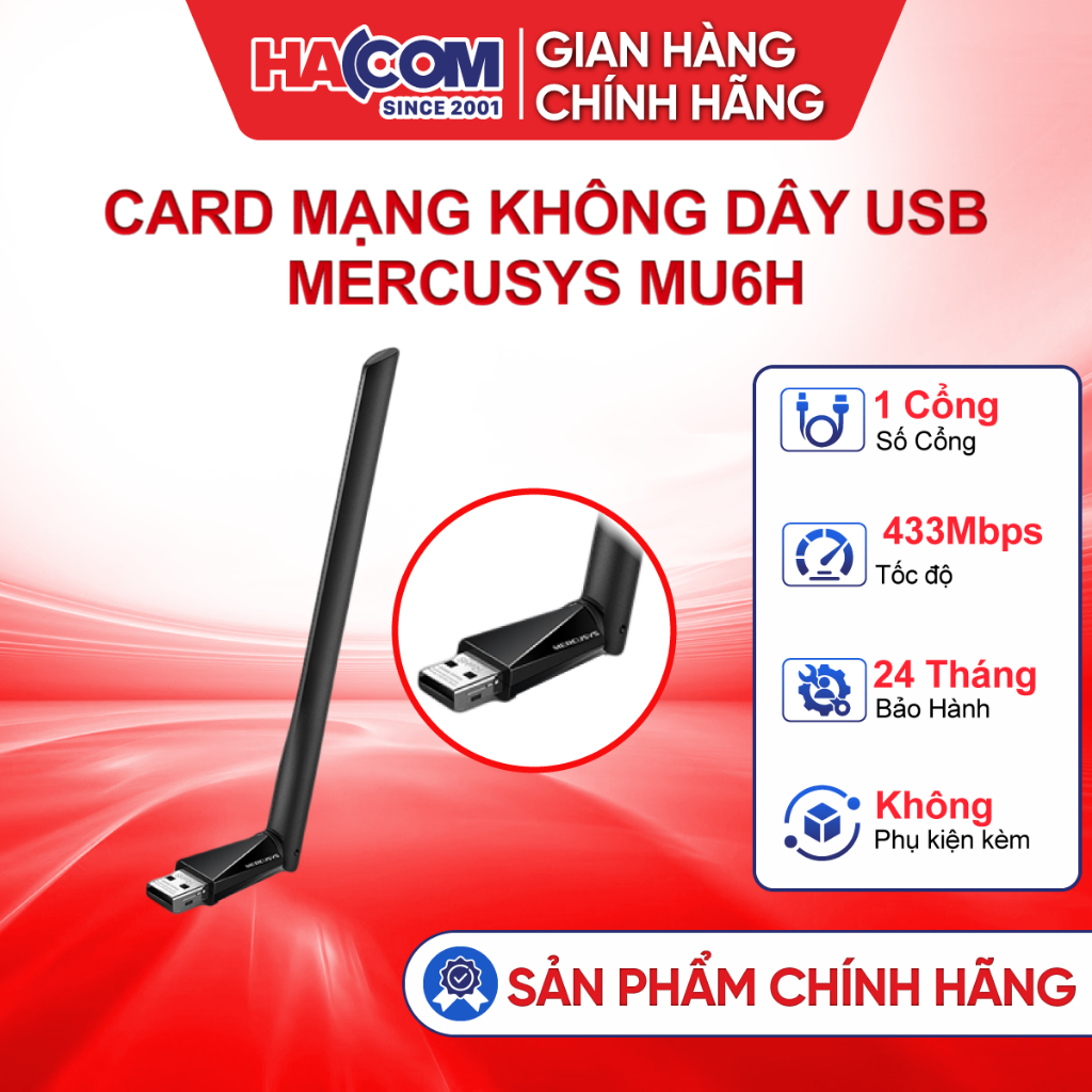 Card Mạng Không Dây USB Totolink N150UA Wireless N150Mbps - Bảo Hành 24 Tháng HACOM PC