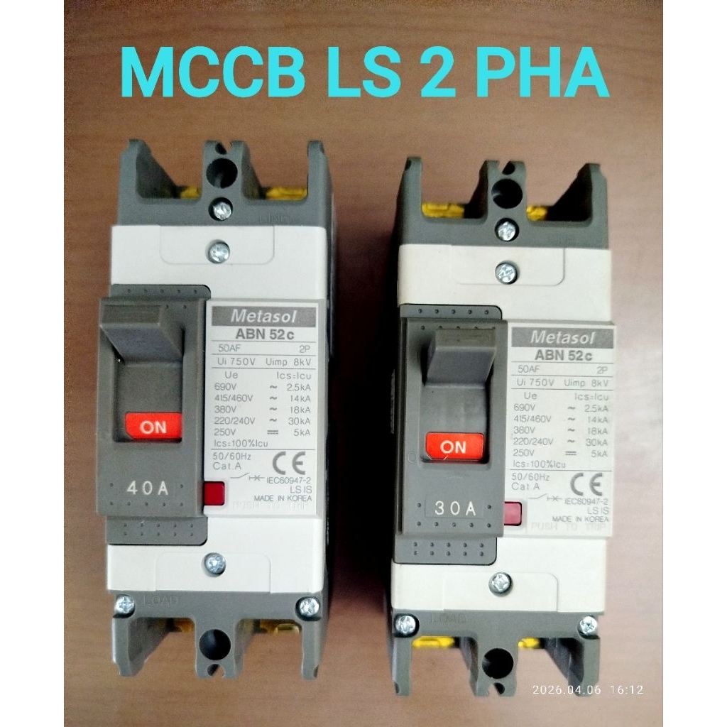 THANH LÝ MCCB LS 2 PHA 30A & 40A