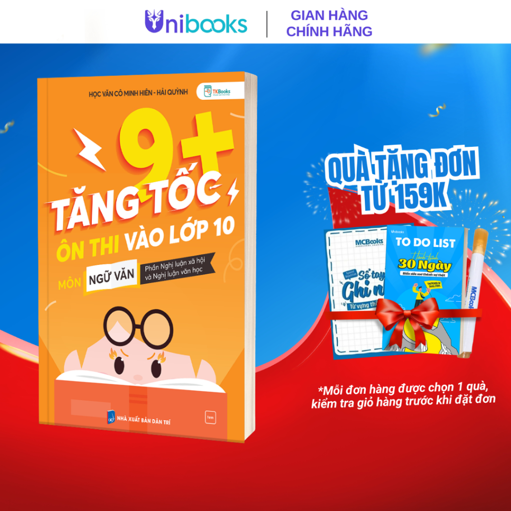 Sách Ôn thi cấp 3 2026 -Tăng Tốc 9+ Ôn Thi Vào Lớp 10 Môn Ngữ Văn- Phần: Nghị Luận Xã Hội – Nghị Luậ