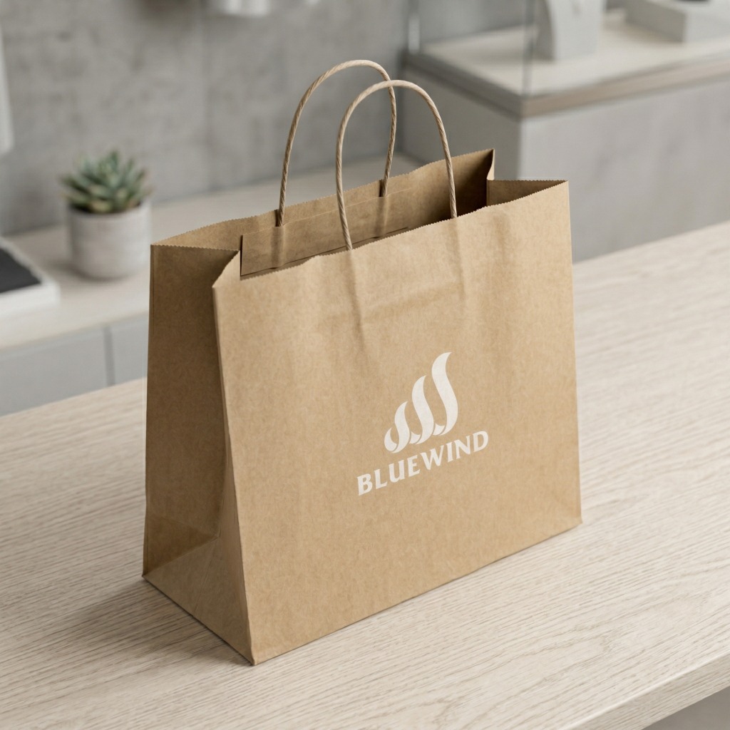 Túi Giấy Kraft Nâu Cho Giày Thể Thao Bluewind Đựng Quà Thân Thiện Với Môi Trường TU02
