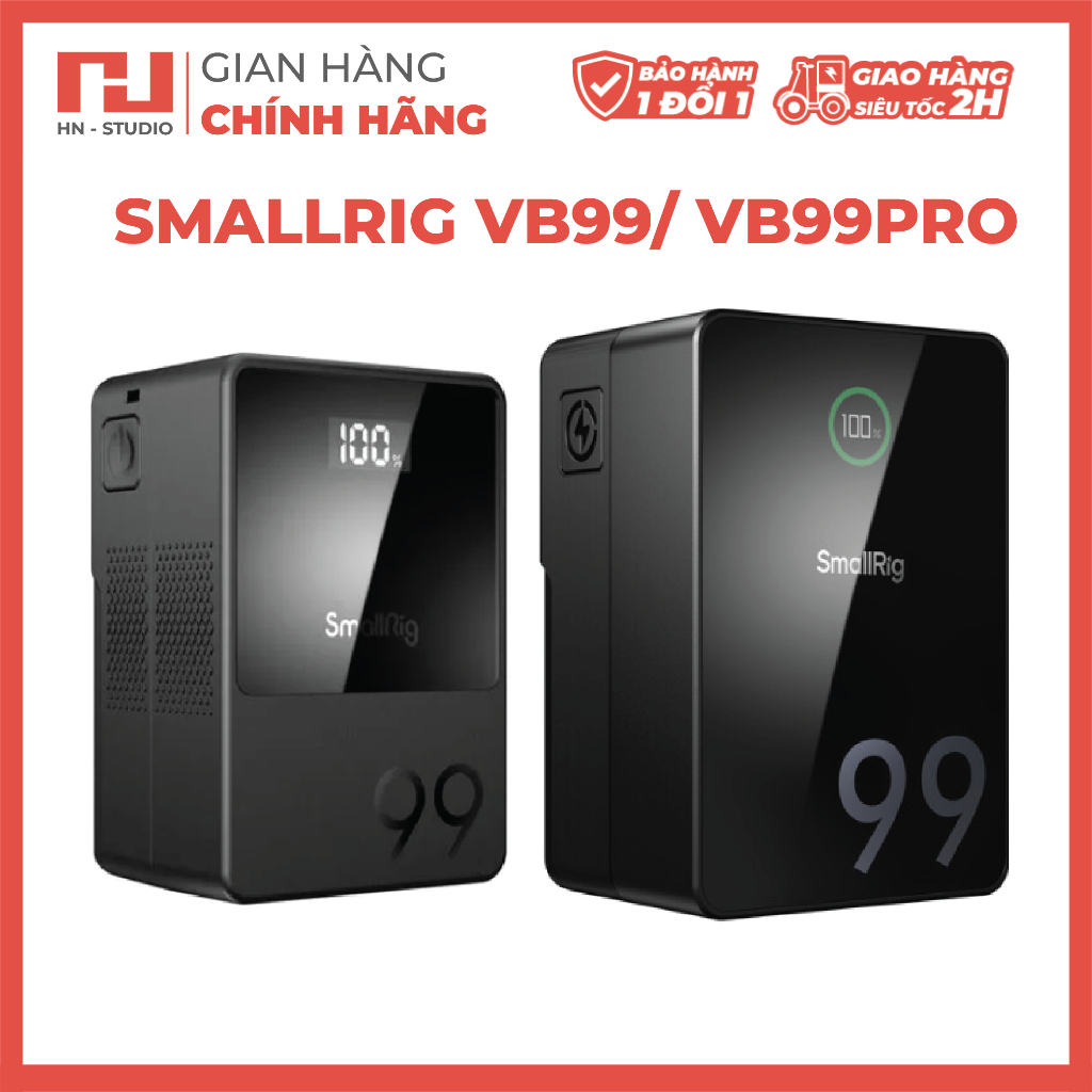 BỘ PIN V-MOUNT SMALLRIG VB99/VB99PRO/VB99LITE CHÍNH HÃNG 99WH
