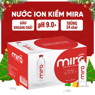 [Thùng 24 Chai] Nước Ion Kiềm Mira Tav (360ml/550ml) - Giảm Trào Ngược Dạ Dày, Hỗ Trợ Tiêu Hóa & Thải Độc