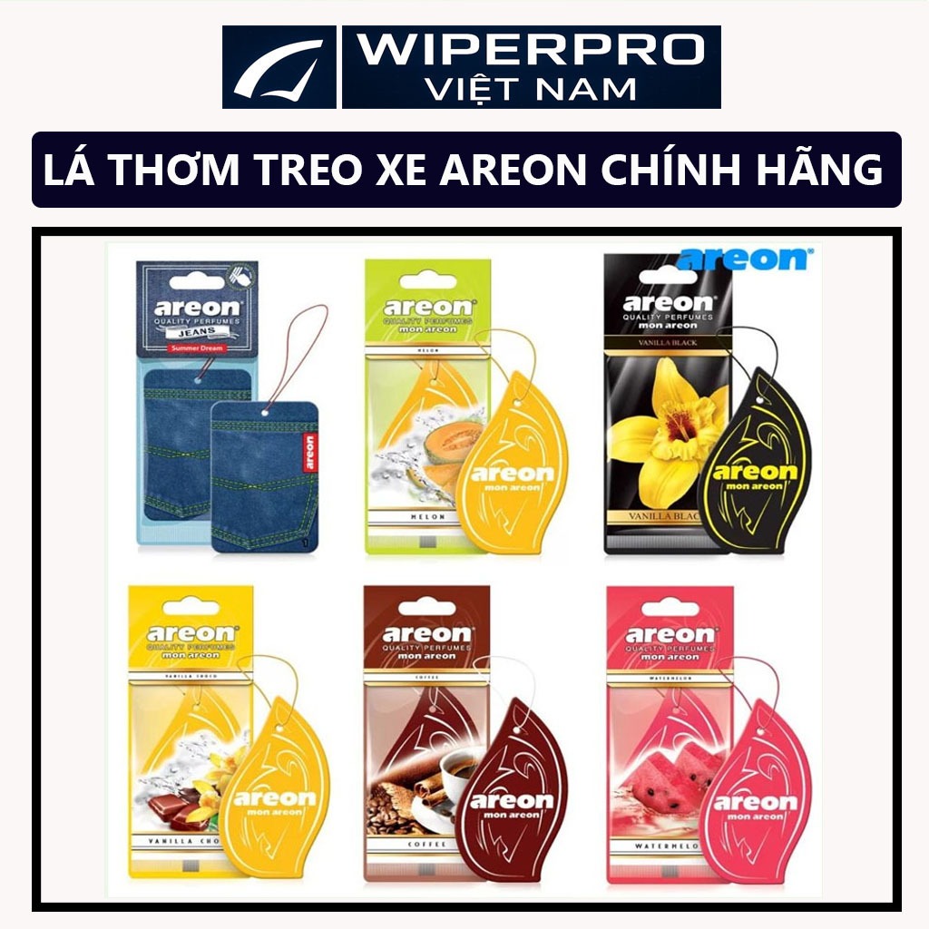 Lá Thơm Areon Chính Hãng Treo Xe Ô Tô - Lá Thơm Areon Chính Hãng Khử Mùi Xe, Nhập khẩu Bulgaria - WP