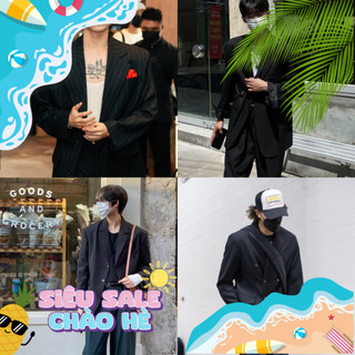 [ ÁO ĐEN] Áo Vest / Blazer ĐEN may đo style,vintage, công sở Nhật,Hàn - secondhand (2hand) [𝐅𝐑𝐄𝐄 𝐒𝐇𝐈𝐏] CỌP vintage
