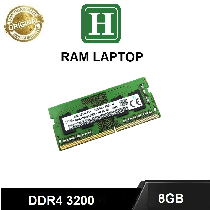 Ram laptop 8GB 16GB DDR4 (PC4) bus 3200, hàng zin tháo máy chính hãng bảo hành 6 tháng