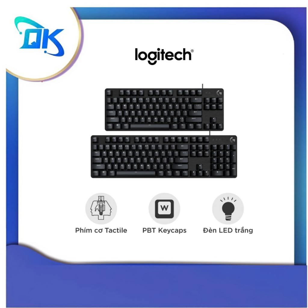 Bàn phím cơ game Logitech G413 TKL SE | G413 SE Full size – Keycap PBT, Anti-Ghosting - Hàng Chính H