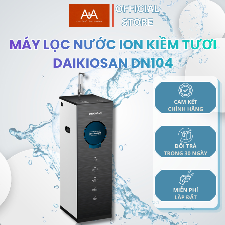 Máy Lọc Nước Ion Kiềm Tươi DAIKIOSAN DN104 - Gia Dụng Giá Tốt A&A