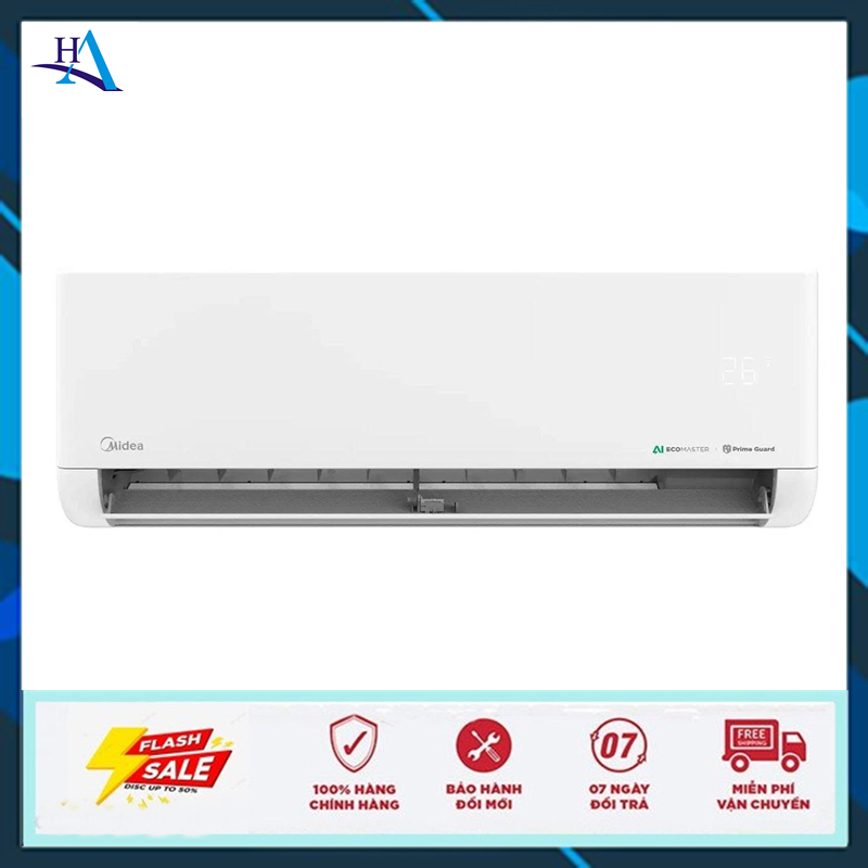 Máy lạnh Midea Inverter 2 HP MSCE-19CRFN8 (Miễn phí giao tại HCM-ngoài tỉnh liên hệ shop)