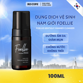 Dung Dịch Vệ Sinh Nam Giới Foellie Hàn Quốc Làm Sạch Tươi Mát Khử Mùi Gentiguy Manner Cleanser 100ml