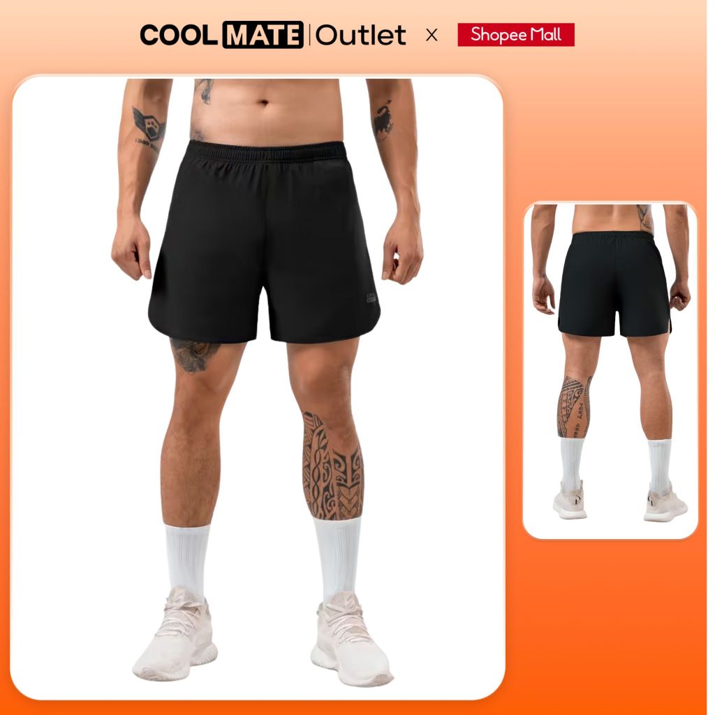 Quần Shorts Nam Economy II 100% Polyester Thấm Hút, Nhanh Khô Coolmate