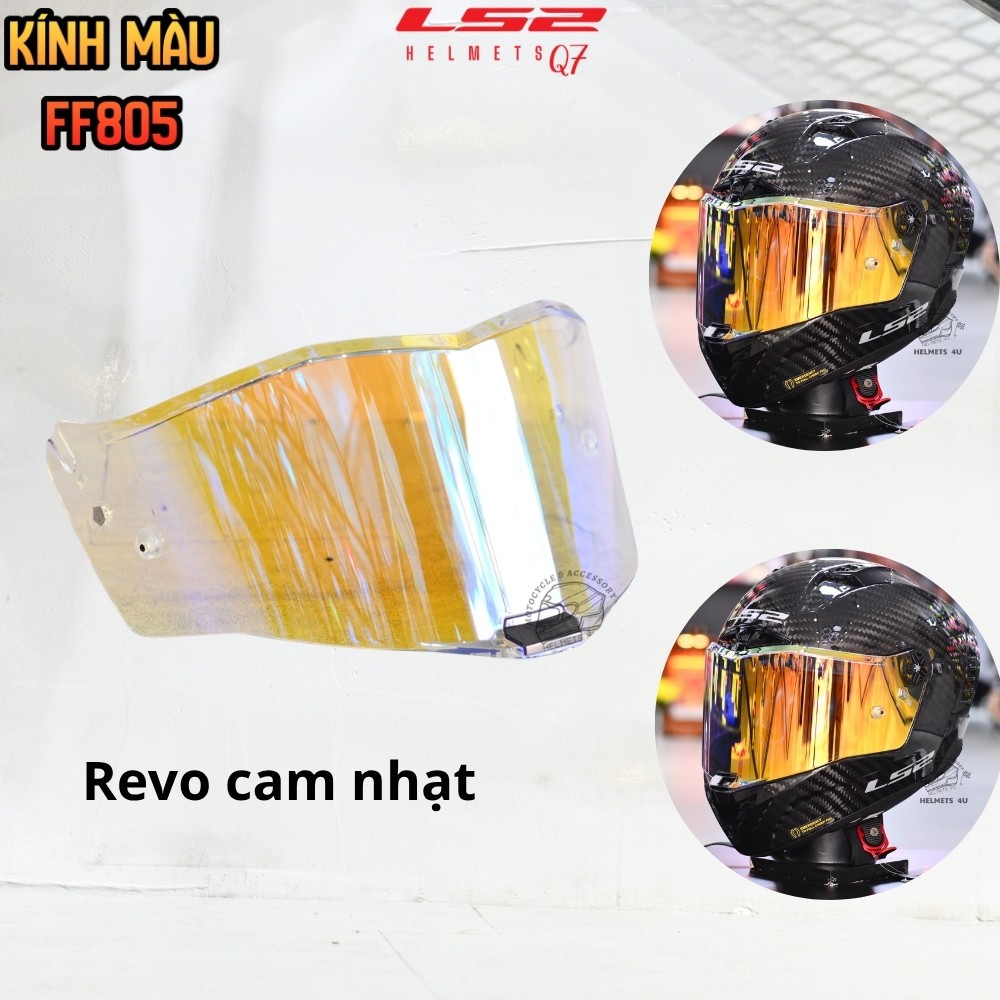 Kính Màu Revo Gắn Mũ LS2 FF805 Thunder Nhiều Màu