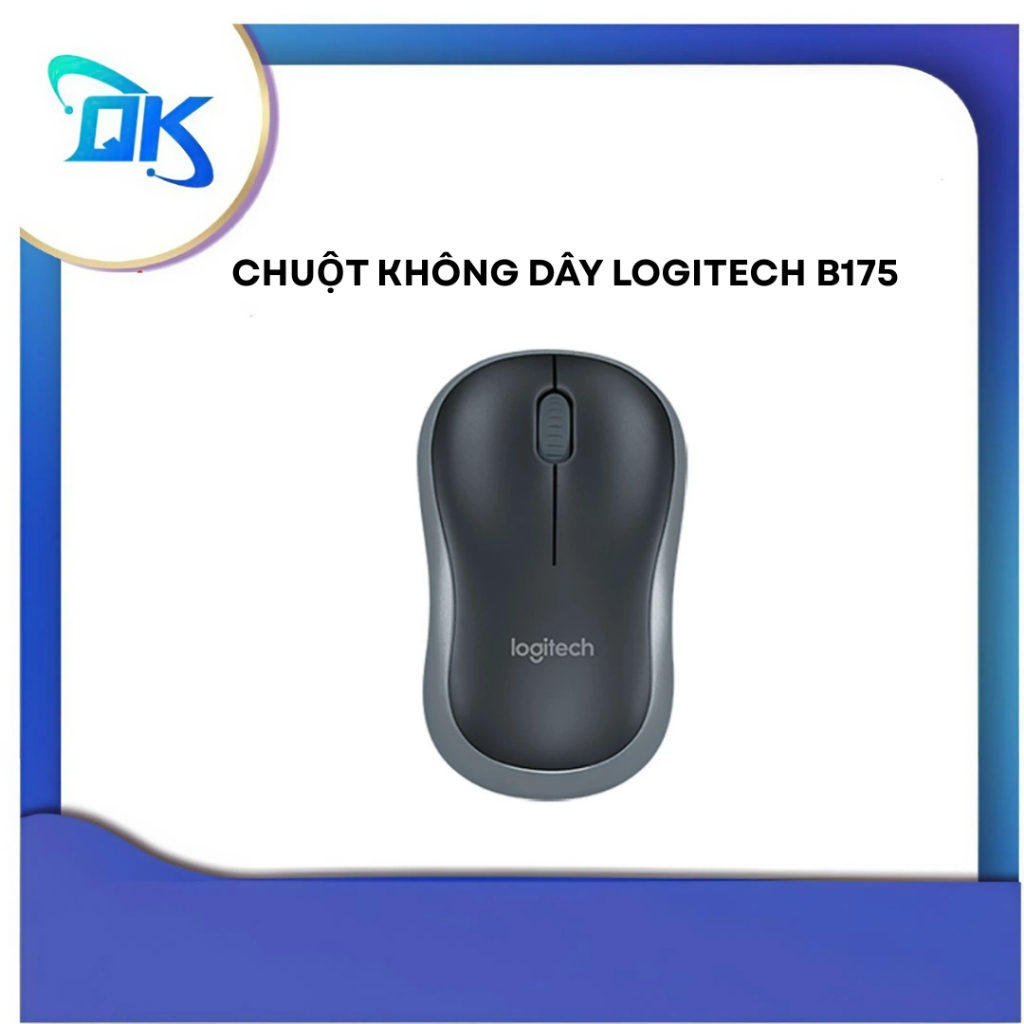 Chuột không dây Logitech B175 - Hàng Chính Hãng