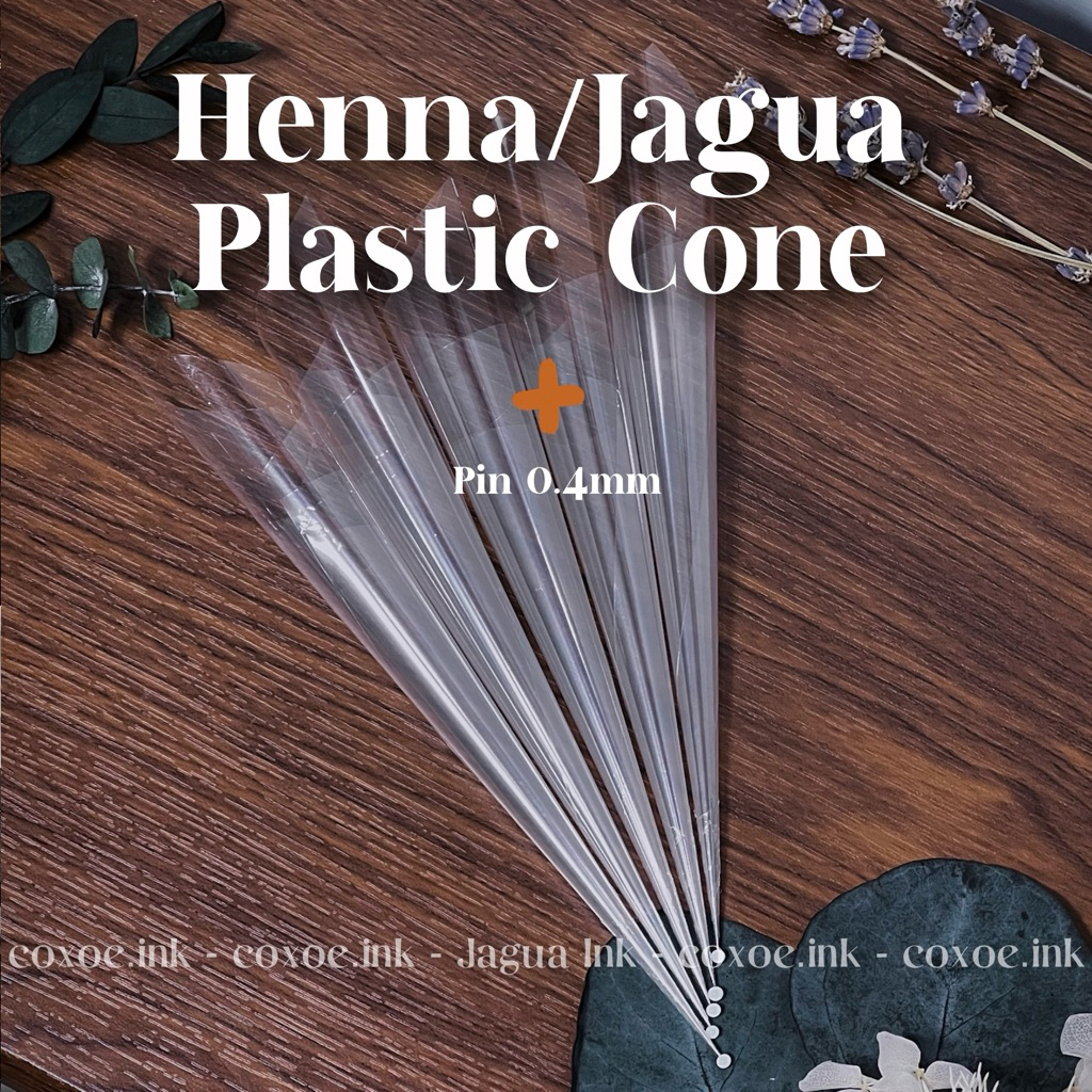 Tuýp Nhựa Chiết Mực Henna/Jagua | Kèm Kim Ngòi 0.4mm | ~15g per Cone