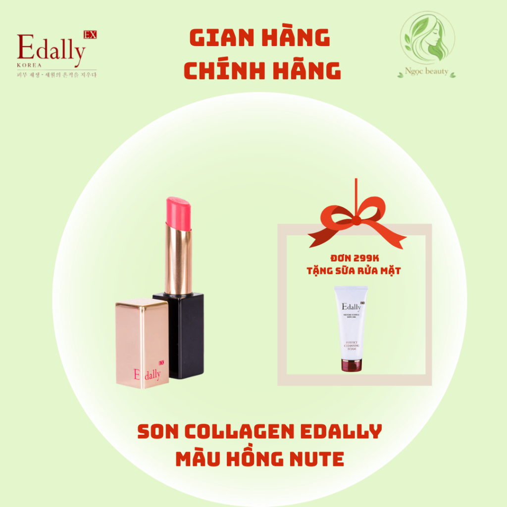 Son Collagen Edally Hàn Quốc Chính Hãng | Son lì mềm mịn,lâu trôi, Lên Màu Tự Nhiên.
