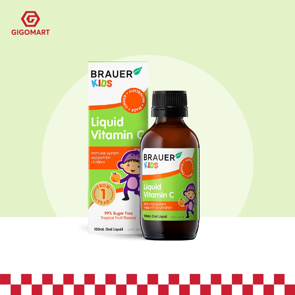 Brauer Liquid Vitamin C dạng lỏng (100ml)