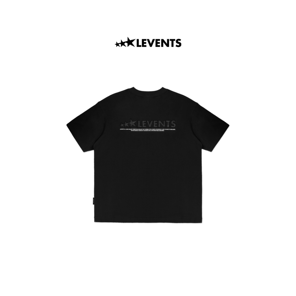 Áo Thun Levents Blink Blink XL Logo Oversized Tee/ Black 100% Cotton T-shirt