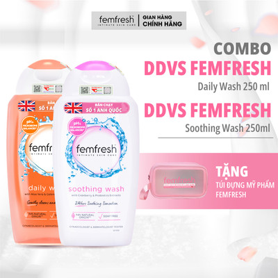 [MUA 2 TẶNG 1] Dung Dịch Vệ Sinh Phụ Nữ Femfresh 250ml TẶNG 1 Phần Quà Đặc Biệt