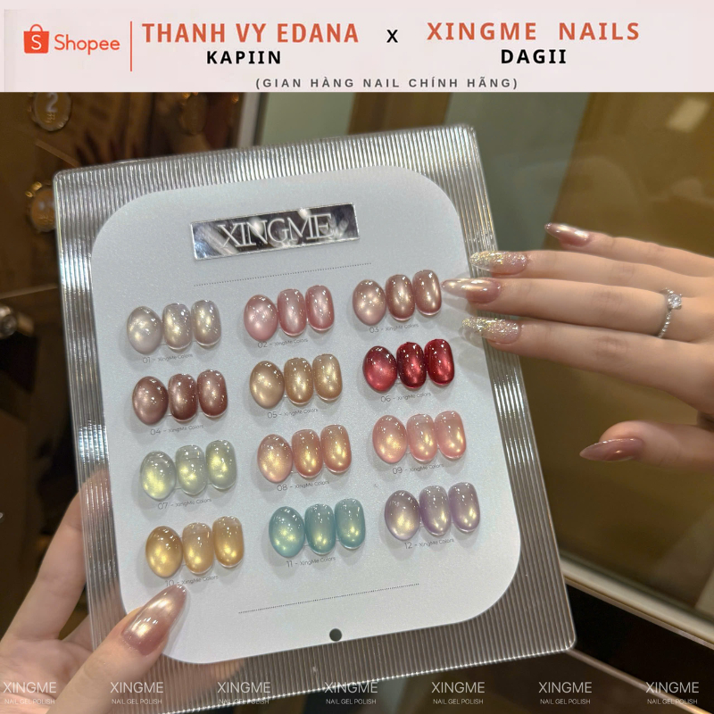 Sơn mắt mèo cực quang XINGME lẻ chai 8ml [THANH VY EDANA]
