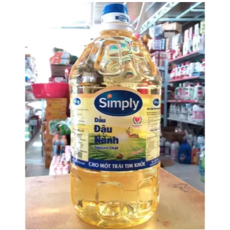 Dầu đậu nành simply//Mezan nguyên chất 100% 5 lít