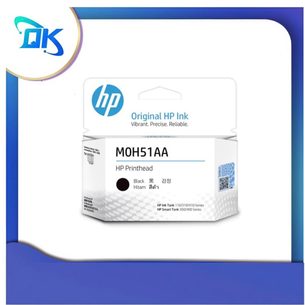 Đầu in phun đen HP GT51-GT52 M0H51AA - Dùng cho máy DeskJet 5800 / 5810 / 5820 Ink Tank 110 / 115 / 