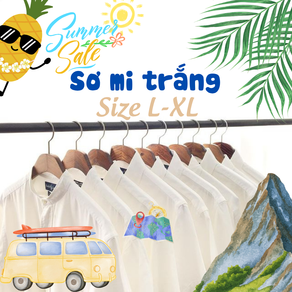 [SIZE L-XL][𝐅𝐑𝐄𝐄 𝐒𝐇𝐈𝐏]Áo sơ mi trắng casual, công sở Nhật,Hàn - secondhand (2hand) - COB.vintage