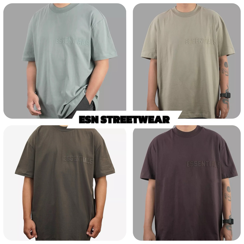 [CHÍNH HÃNG] Tee Essentials Fear Of God 23FW Authentic, Áo thun Essentials FOG chính hãng