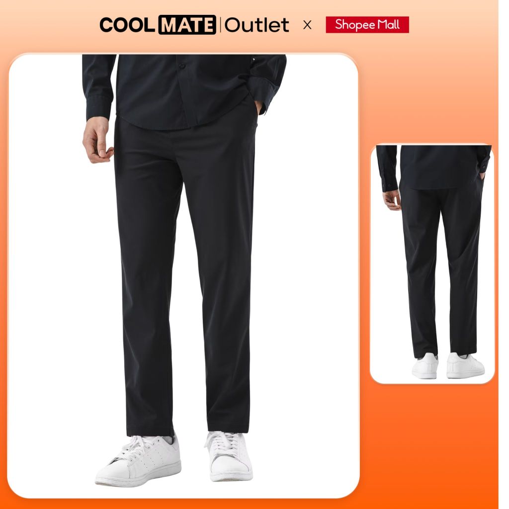 [Tặng tất lười đơn 299k]  Quần Dài Nam ECC Warp Pants dáng Taper Chống UV- Chống nhăn- Coolmate