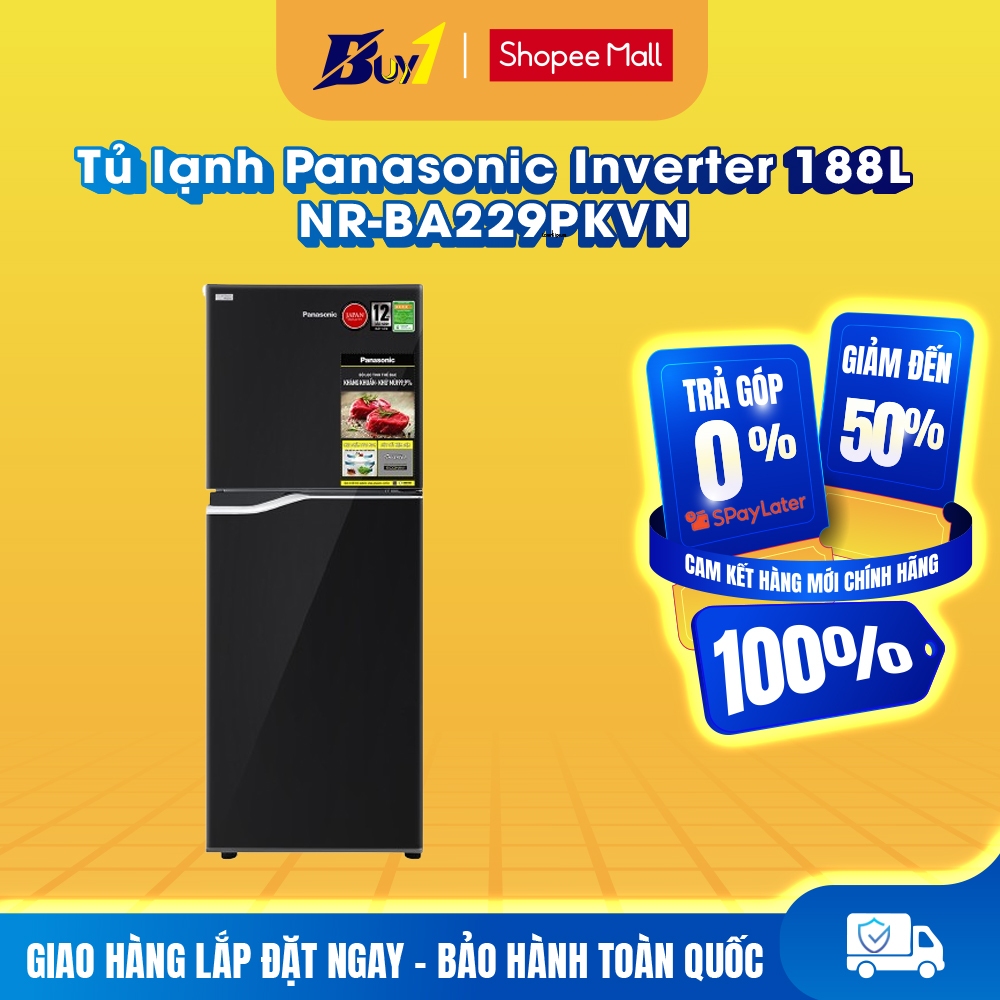 NR-BA229PKVN - Tủ lạnh Panasonic Inverter 188 lít NR-BA229PKVN - Hàng Chính Hãng