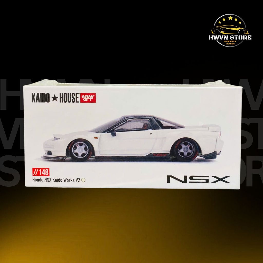 Xe mô hình Kaido House KHMG148 Honda NSX Kaido Works V2 màu trắng