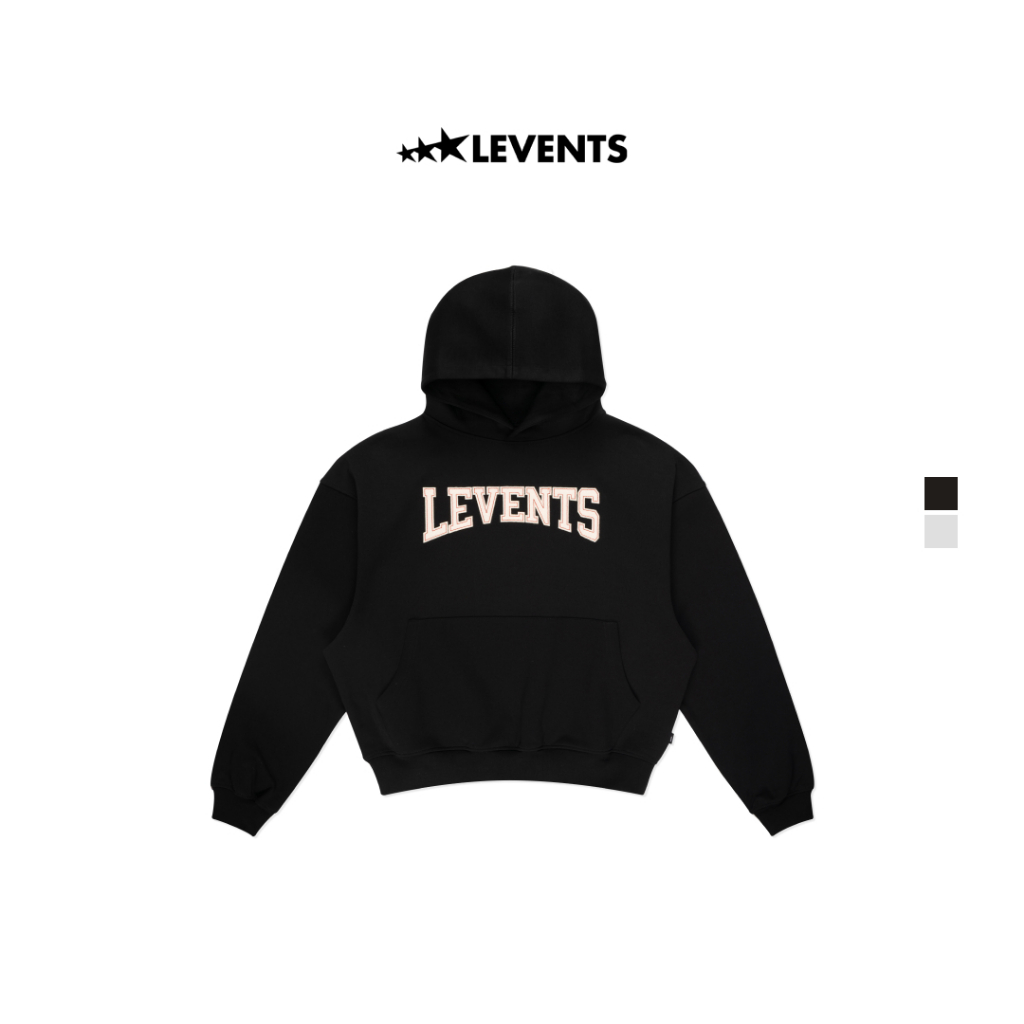 Áo Hoodie Boxy Levents Seasonal Cotton Premium