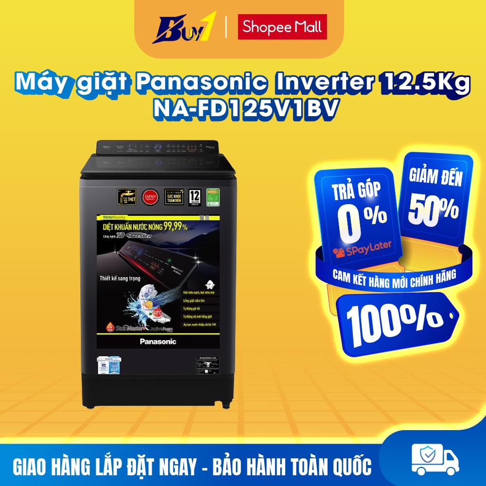 NA-FD125V1BV - Máy giặt Panasonic Inverter 12.5 Kg NA-FD125V1BV - Hàng Chính Hãng