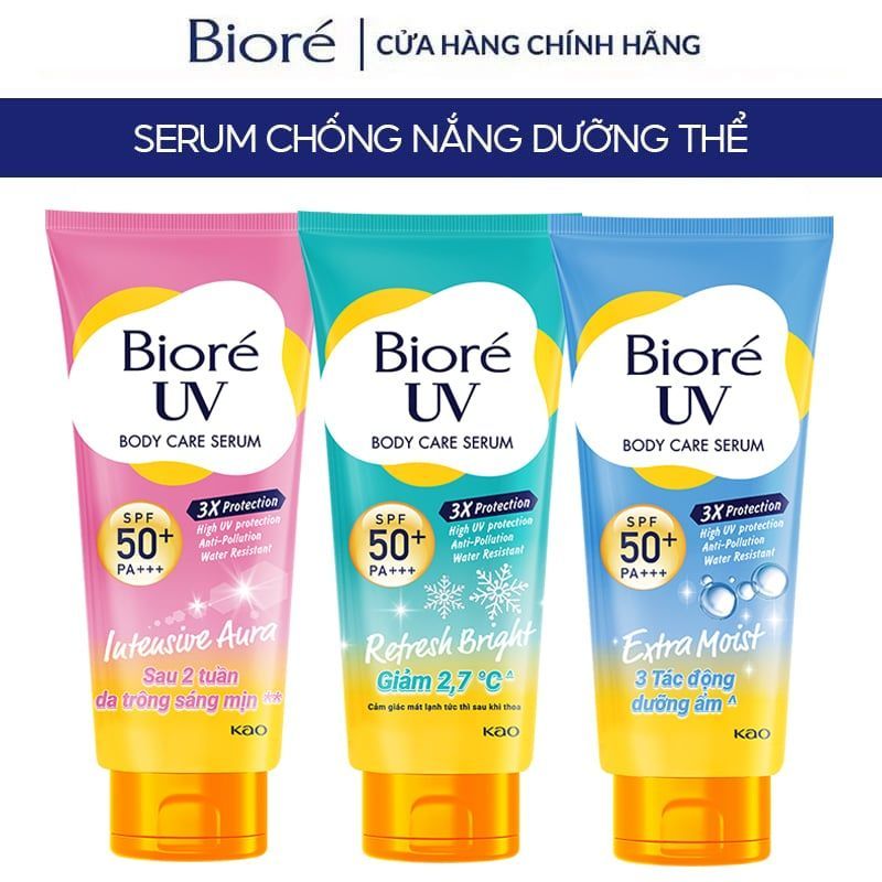 [150ml] Tinh Chất Dưỡng Thể Chống Nắng, Kháng Bụi Bioré UV Anti-Pollution Body Care Serum