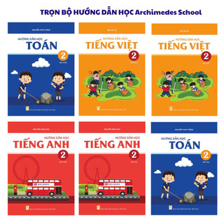 Sách - Hướng Dẫn Học Toán, Tiếng Việt, Tiếng Anh Lớp 2- Archimedes School (Bản Mới Nhất 2025-2026)
