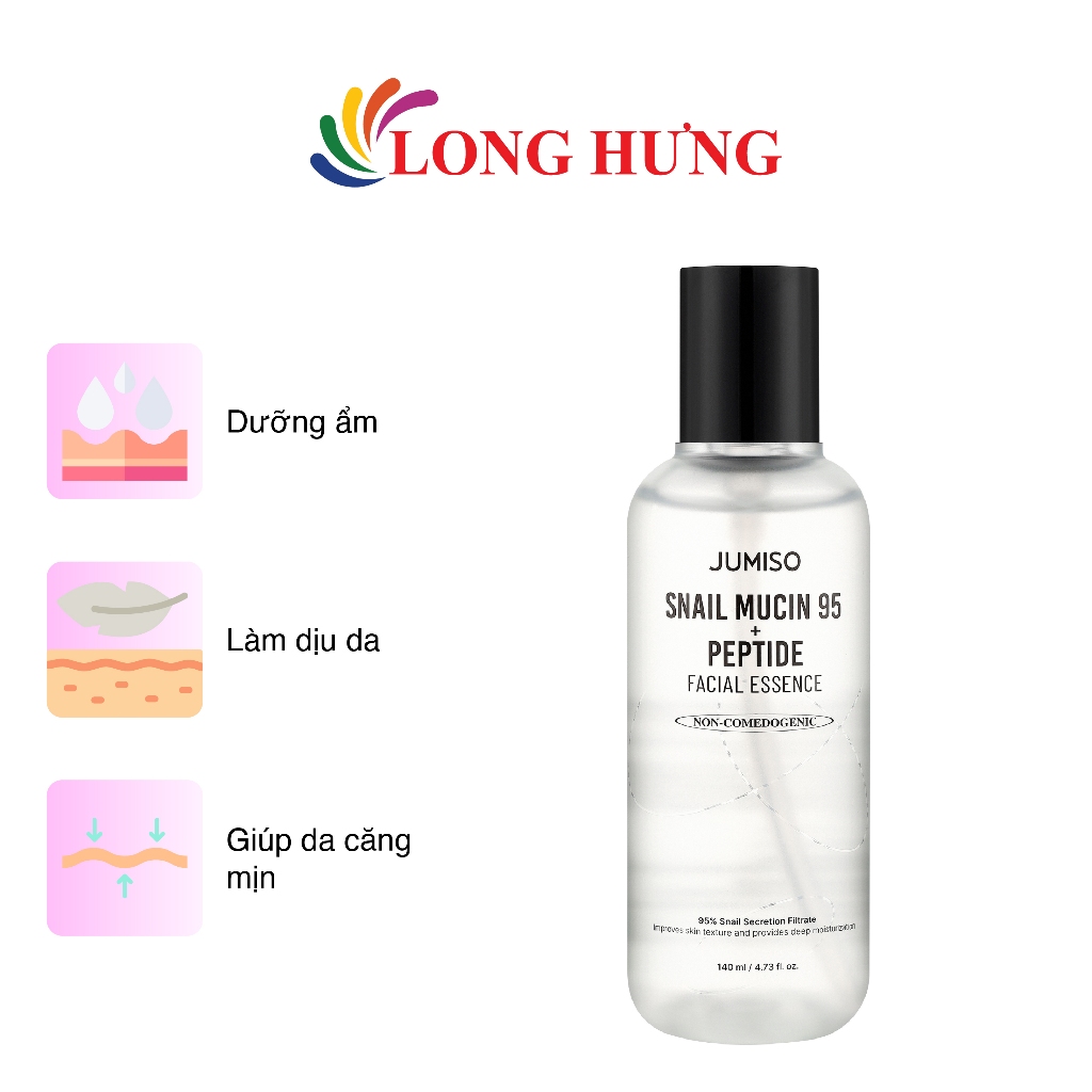 Tinh chất dưỡng da Jumiso Snail Mucin 95 + Peptide Facial Essence (140ml)