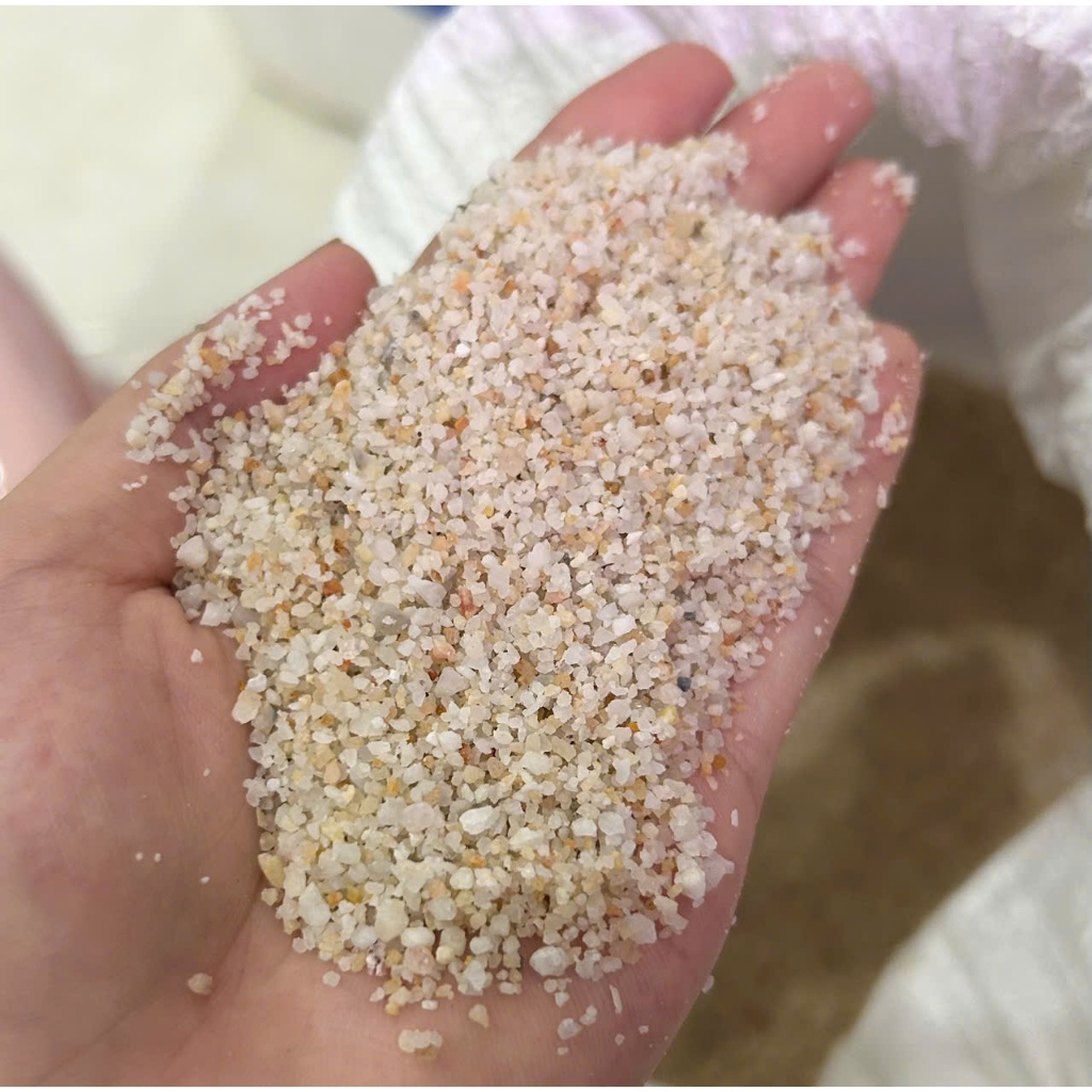 Cát mix trắng vàng - cát thủy sinh siêu sạch