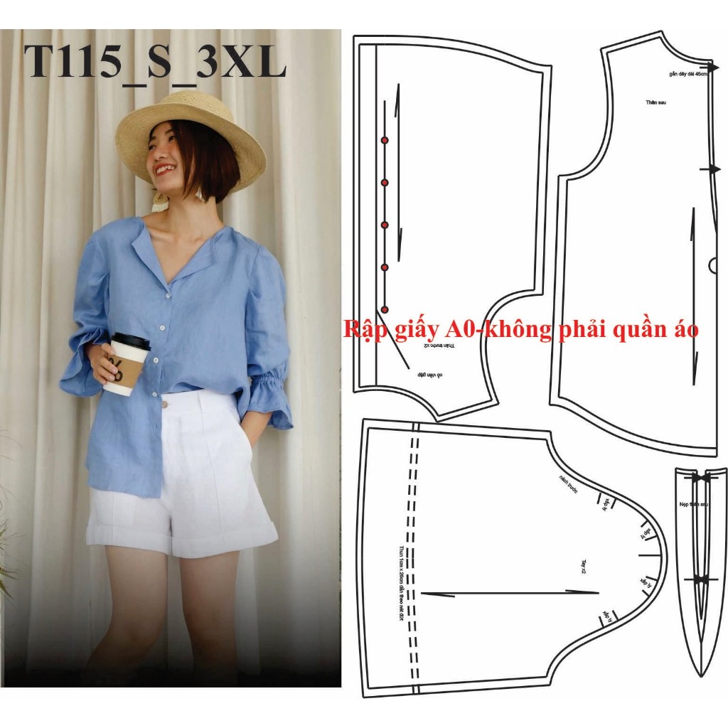 Rập giấy mã T115(rập áo)