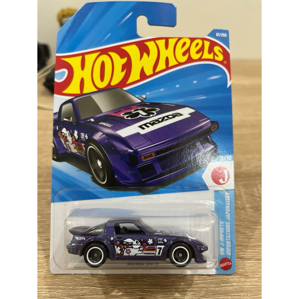 Mô hình xe Hot Wheels Mazda rx7 custom
