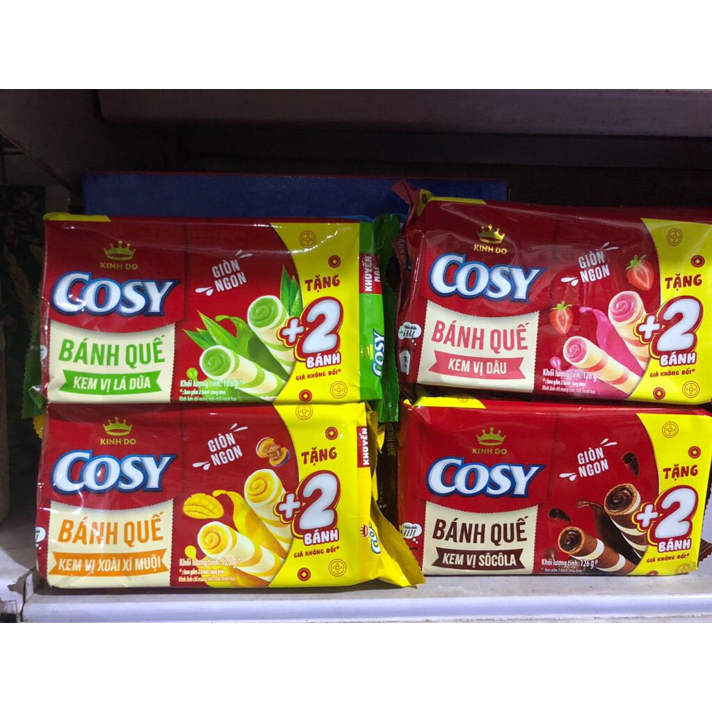 Bánh quế Cosy có 4 vị