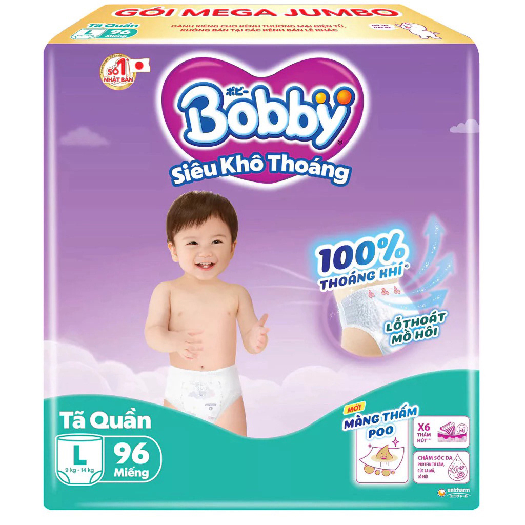 Bobby quần Mega Jumbo M112, L96, XL84, XXL76