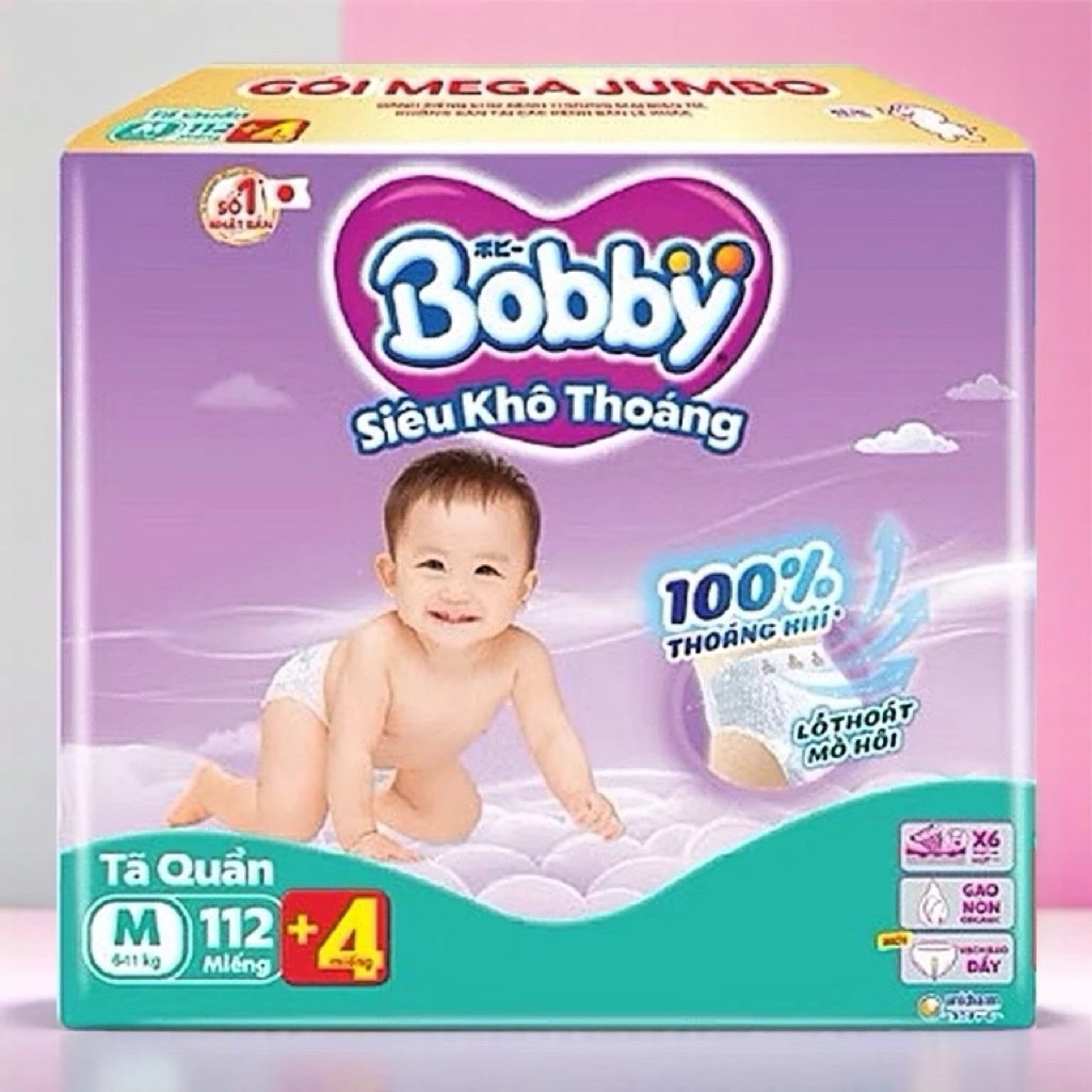 Bobby quần Mega Jumbo M112, L96, XL84, XXL76