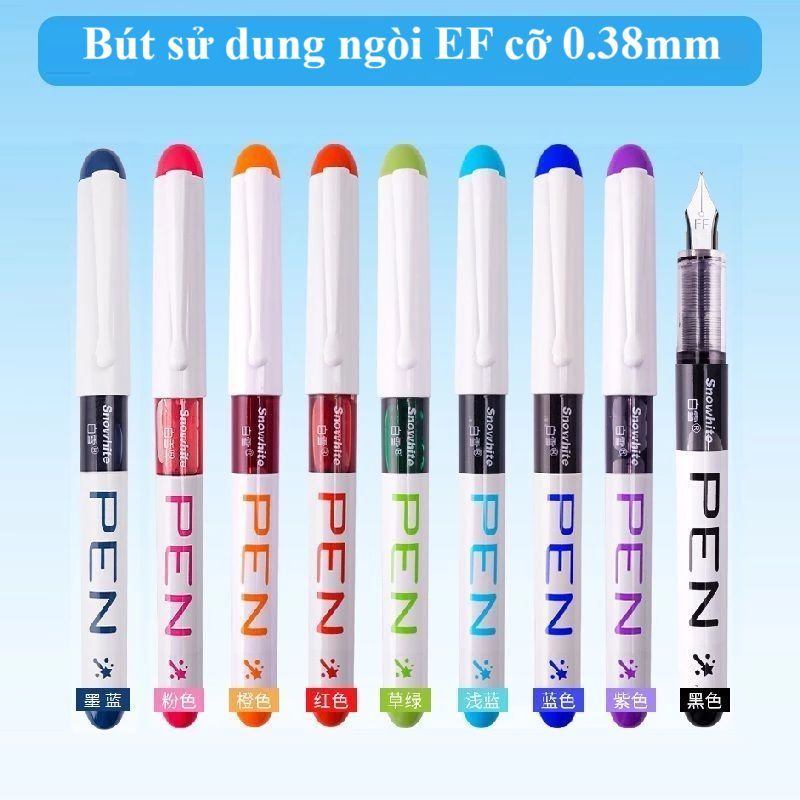 Bút máy cấp mực Snowhite FP10 / Bút mực không cần bơm tiện lợi ngòi êm đẹp