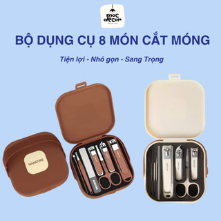 Bộ Cắt Móng Tay 8 Món Chống Văng Móng – Kềm Bấm Móng Tay Gia Dụng Cầm Tay Cho Nữ, Thiết Kế Gọn Nhẹ