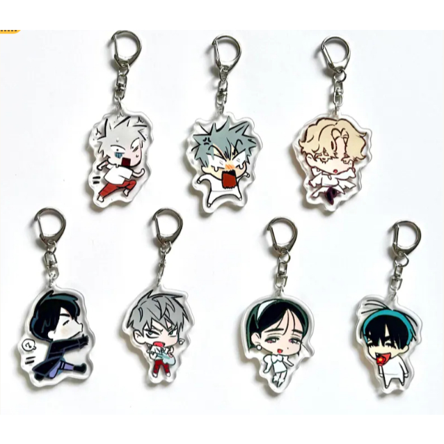 Alien Stage Acrylic Keychain, Alien Stage Double Side Acrylic Keychain, Ivan, Luka, Sua, Hyuna, Till