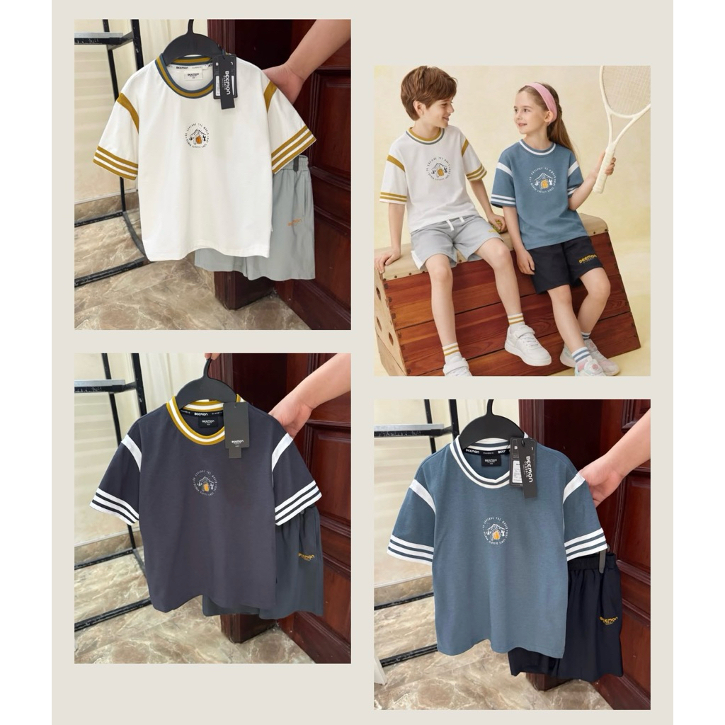 Bộ Hè Bé Trai & Bé Gái Thể Thao Quần Gió BEE